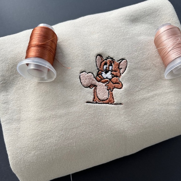 EMBROIDER- HEART FLUTTER JERRY - Picture 3 of 6